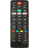 NixGlobal CH UNI-176 Remote Compatible with VISE / MICROMAX SMART LED LCD TV Remote Controller (Black)