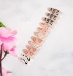 Gleevia Acrylic Rose Gold Fingernail Diy Nail Art Display Stand
