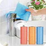 MyHomesWorld Smart Kitchen Towel Roll Wipe for Cleaning | Non- woven Disposable Reusable Towels like Kitchen Cleaning Towel - Multi-Uses Dish Cloths Washable Towel Roll (PACK OF 1)