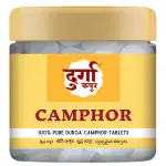 DURGA KAPUR 100% Organic Premium Camphor Tablets Pure A+ Grade Kapur - 100 Gm