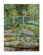 Tamatina Multicolor Claud Monet The Water Lily Pond Art Canvas Painting - 24X18 Inch