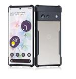 S-Hardline Google Pixel 6A Transparent Fiber, Plastic Shock Proof Protective Back Case Cover