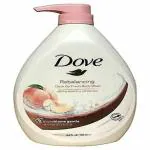 Dove Rebalancing Go Fresh Body Wash, White Peach and White Tea Scent, Microbiome Gentle, 33.8 Ounce Pump Bottle
