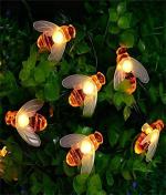 X4Cart Warm White Garden String 16 Honey Bee Fairy String Lights