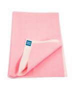 Mee Mee Reusable Water Proof Cotton Bed Protector Sheet/Extra Absorbent Mat/Dry Sheets/Urine Sheet/Dry Mat(Small, Pink)(50CmX70Cm)
