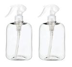 KWEL Unbreakable Plastic Empty Spray Bottle for Liquid, fogging, Room Spray Pack of 2 (250 ml)