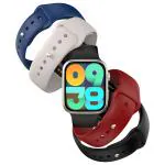 Pebble Cosmos Hues 1.96 Infinite Display, BT Calling, Blood Oxygen Level, Heart Rate Monitoring, Multi Sports Mode, Step Pedometer, Multiple Watch Faces, AI Voice Assistant, Sleep Monitoring, Premium Built, Smart Calculator