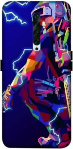 SARTOOLIYA Oppo Reno 2Z Multicolor Plastic Pubg Wallpaper Printed Water Proof Back Cover