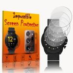 FCS Edge To Edge Flexible Watch Screen Protector For Fossil Hybrid Smartwatch HR 44mm Bronson (Pack of 5)