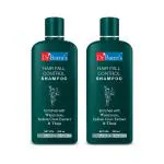 Dr Batra's Hair Fall Control Shampoo, Enriched With Watercress, Indian Cress extract and Thuja (200ml, Pack of 2)