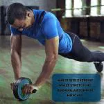 SERVEUTTAM Workout Abdominal Wheel Roller, Abdominal Workout Equipment, Home Gym Abdominal Workout Equipment, Abdominal Workout Abdominal Exercise Equipment, Abs Workout