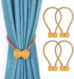 Ramcha Hexa Rose Gold Magnetic Curtain Tieback - Pack of 4