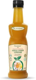 Ogreeny Apple Cider Vinegar Organic With Mother Vinegar, 350 ml (Pack Of 1)
