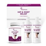 Herbal max Hip & Joint Relief Kit for Joint, Hip, Knee & Back Pain|60 Caps & 2 X 100Ml Oil Combo (60)