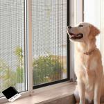 Mr. Right Mosquito Net for Windows (120x70CM), Fiberglass Mesh, Pre-stitched with Installation Kit (Black)