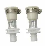 SPARESADDA Universal Faucet Water Tap Adapter/Washing Machine Tap Adapter White - Tap Connector/Water tap Faucet Connector for Fully Automatic Washing Machines Inlet Hose Pipe(Pack of 2)