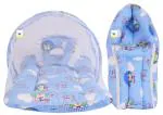 Toddylon New Born Baby Bedding Set Mosquito Net Bed & Sleeping Bag Combo for 0-6 Months Baby Boy's & Baby Girl's