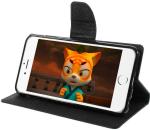 BINTAGE Flip Cover for Motorola Moto E (2nd gen) - XT1506 (Black, Pack of: 1)