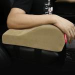 Elegant Active Memory Foam Car Arm Rest Support Cushion Pillow Beige