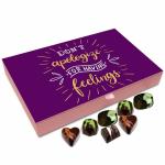 Chocholik Gift Box - Don't Apologize for Having Feelings Chocolate Box - 12pc