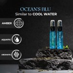 Ocean's Blu by faunwalk perfumes 8ml similar to Cool Water Long Lasting Men Pocket Perfume