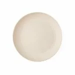 Irida Naturals Unbreakable Wheat Straw Dinner Plates 10 Inch- (Soft Beige) Reusable, Lightweight & Eco-Friendly, Microwave, Freezer & Dishwasher Safe, Cut Resistant & Lead-Free