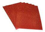 Lakeer A4 Glitter Foam Self Adhesive Foam Red Color Pack of 5 Sheets 2mm Thick Assorted Color