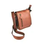 August Tan Messenger Bag