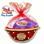Rich Treat Dry Fruit Basket of Cashew Almond Rasins Pista 200g each, Festive Basket for all occasions (4 x 200 g)