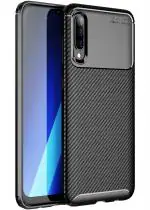 Golden Sands Slim Drop Tested Aramid Carbon Fibre Shockproof Armor TPU for Samsung A50 Back Cover (Samsung Galaxy A50S / A30S Back Cover Case) Black