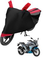 Auto Hub Bike Cover for Yamaha Fazer , Dustproof UV Protection water resistant Custom Fit Cover-(Black-Red)