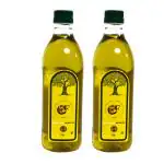 The Oil Factory 2L Extra Light Olive Oil - 1 Liter Pack of 2