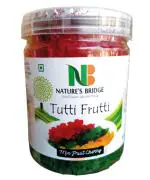 Nature's Bridge Fresh Cherry | Tutti Frutti | Tutti Frutti for Cake, Pastry Decoration - 400 gm Jar