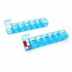 INKULTURE Pill Medicine Organizer Reminder Storage Box 07 Days or 01 Weeks | Plastic | Pack of 1