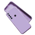 A rtistque Liquid TPU Silicone Matte Shockproof Flexible with Camera Protection Soft Back Cover Case for Xiaomi Redmi Note 8 - Purple