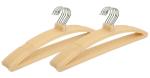 Kuber Industries Plastic Hanger (Cream) Pack of 12