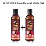 SBS Onion Shampoo - With Red Onion Extract, No Pungent Smell, Enhance Growth - 300ml (Pack Of 2)