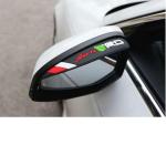 SUKICHI | 2 Pcs | Car Side Mirror Rain Guard TRD | Latest Car Accessory | Car Side Mirror Rain Protector Eyebrow | Rearview Side Glass Visor Guard Compatible With Auudi A1