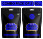 Urban Organics twin pack of Fresh & Natural Hulled White Sesame Seeds | White Til | Safed Till | Whole - 50g X 2