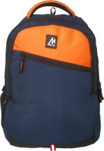 Mike Multicolor Polyester Classic College Laptop Backpack - 20 L