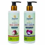 Kapilaa Pharma Chem Onion Oil Shampoo & Conditioner Kit With Red Onion Seed Oil Extract combo