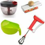 ODD M EVEN Quick Handy Chopper, Blender, Slicer and Strainer Kitchen Tool Set