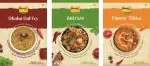 Paneer Tikka. Dhaba Dal Fry, Veg. Biryani (2 each) Pack of 6