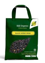 B&B Organics Black Horse Gram / Kulthi / Kollu / Vulavalu / Horse Gram (5 kg)