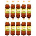 Asl Pure Mustard Oil 1 Liter- Ideal for Indian Cuisine , Natural, Traditional Recipes & Flavorful (Pack of 10)