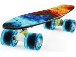 Strauss Multicolor Polypropylene Cruiser Skateboard 22 x 6 inch