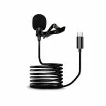 Xtreme Acoustics Professional Lavalier Lapel Collar Condenser Microphone for Android USB Type-C Smartphones and Cameras, Recording mic for Singing, YouTube Content Creation (2 MTR)