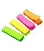 Aptitude A-123 Multicolor Standard Rectangular Sticky Notes (Pack of 4)