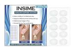 INSIME Ear lobe support for earrings | Ear stickers for heavy earrings | Invisible Earlobe supporter heavy earring | Ear lock supporting patches | Waterproof Ear tape earrings ear lock sticker (10 Paches)