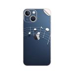GADGETSWRAP Printed Vinyl Skin Sticker for Apple iPhone 13 - musical notes